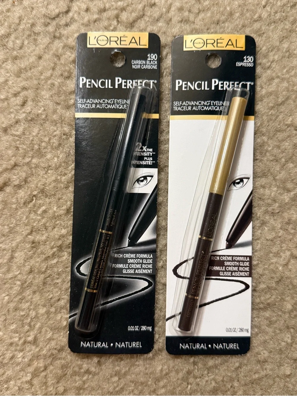 L’Oreal Pencil Perfect Eyeliner (Bundle of 7)